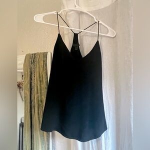 J. Crew black racerback work tank. Size 0 never worn.